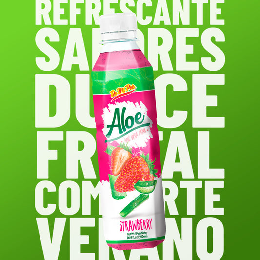 Aloe Vera Drink: Strawberry/Fresa 16.9 fl.oz